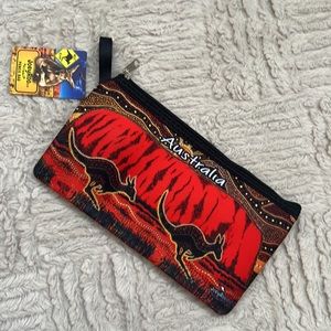 JoeyRoo Australia Pencil bag make up bag kangaroo design New with tags